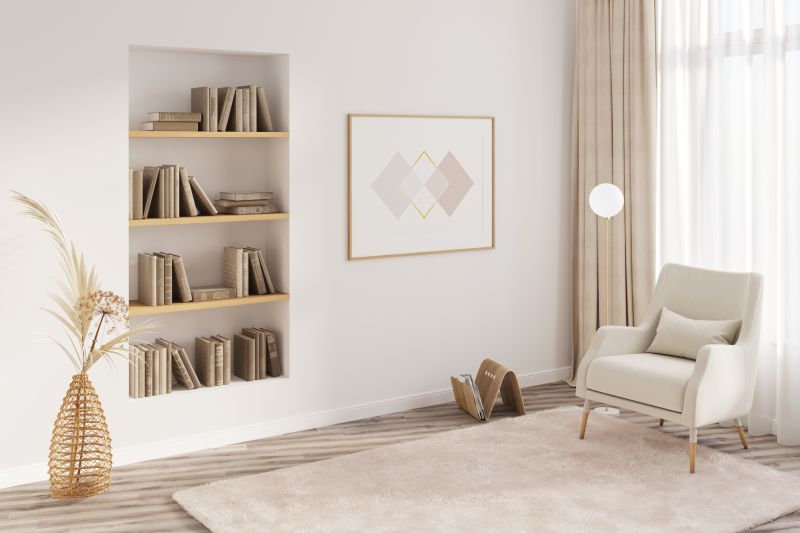 Custom Bookshelves Installation in Durham, NC