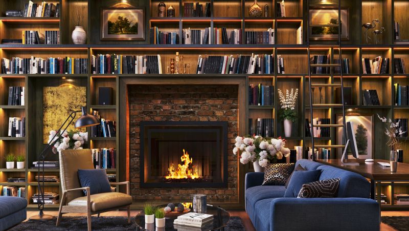 Fireplace Cabinet Installation in Alexandria, VA