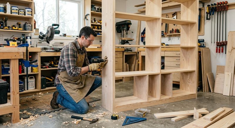 Bookcase Construction Service